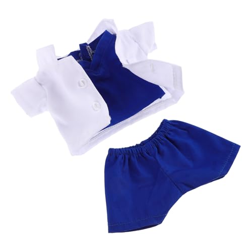 TOYANDONA 3st Puppenarztuniform Baumwollpuppen Cartoon-eierbecher Tierische Kleidung Einfache Puppen Arztkleidung Accessoires Kleidung Frauenhaarzubehör Promi-Kleidung Bärenkleidung Stoff von TOYANDONA