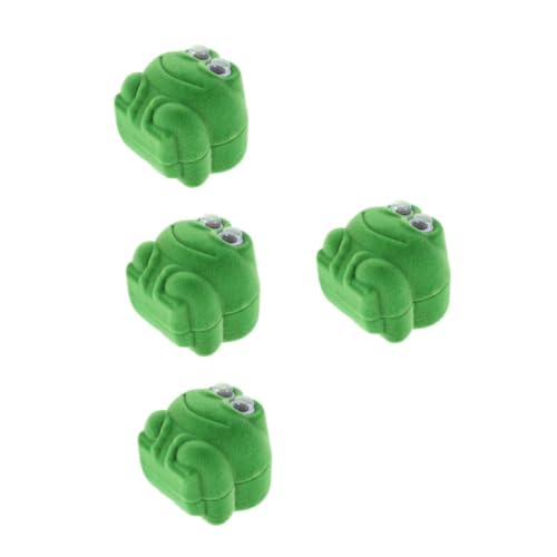 TOYANDONA 4 Sätze 4 Sets Frosch Schmuckschatullen Frosch Dekorationen Erinnerungsboxen Für Frauen Kleine Mädchen Schmuckfrösche Schmuckschatullen Für Schmuck 2 Stück * 4 von TOYANDONA