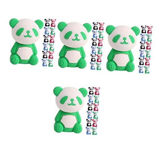 TOYANDONA 4 Sätze Panda Radiergummi Rosa Radiergummis Coole Radiergummis Für Erasers for Für Panda Kuscheltier Tragbare Radiergummis Für 36 Stück * 4 von TOYANDONA