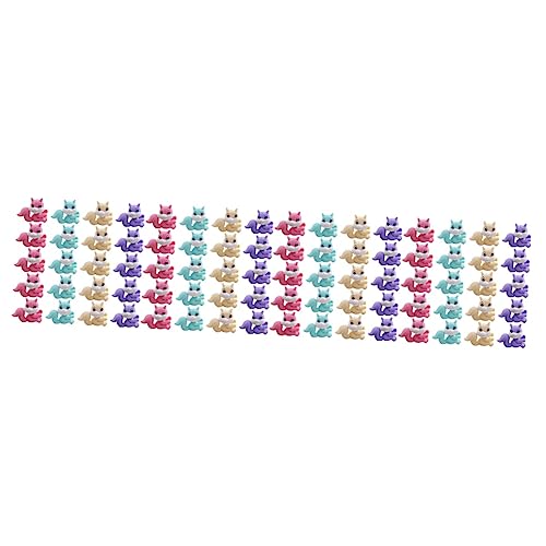 TOYANDONA 4 Sätze Radiergummi Erasers for Schulsachen Cautsch Schulzeug Educational Toys Eichhörnchen Spielzeug Eichhörnchen Figur Mini-spielzeug Mini-radierer 20 Stück * 4 von TOYANDONA