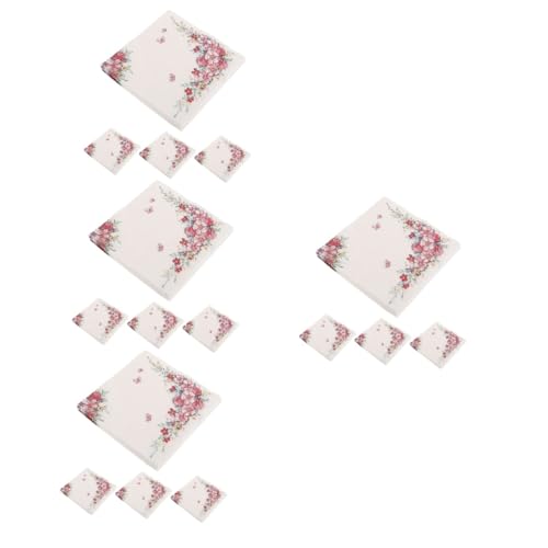 TOYANDONA 4 Stück 4 Papierserviette Serviette für die Party dekorative Feiertagsservietten rosa Servietten party accessoires geburtstagsservietten themenbezogene partyservietten Partyzubehör von TOYANDONA