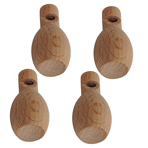 TOYANDONA 4 Stück Holzpfeife Für Kinder Pfeifenspielzeug Aus Holz Pfeifenmodell Instrumente Für Kinder Holzpfeifen Holzspielzeugpfeife Blanko-pfeife Aus Holz Kinderpfeife Spielzeug von TOYANDONA