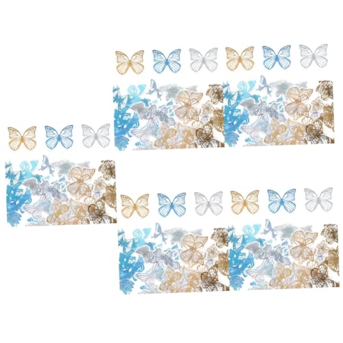 TOYANDONA 450 STK -Schmetterlingsaufkleber Scrapbooking Sticker Scrapbook Stickers selbstgemachter Aufkleber holografische Schmetterlingsnägel Buchaufkleber Scrapbook-Papier von TOYANDONA