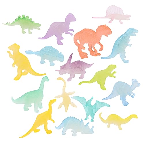 TOYANDONA 48st Leuchtender Kleiner Dinosaurier Dinosaurier-pinata Massenspielzeug Für Kinder Korbfüller Für Kinder Spielzeug Leuchtende Spielzeuge Bulk-mini-spielzeug Miniaturen Pvc von TOYANDONA