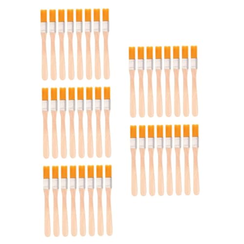 TOYANDONA 5 Sätze Bürste Mit Holzgriff Künstlerpinsel Ölpinsel Ölmalerei Kleine Pinsel Kunstpinsel Pinsel Für Kunstmalerei Kleine Reinigungsbürste Chip-pinsel Wachsbürsten Nylon 8 Stück * 5 von TOYANDONA