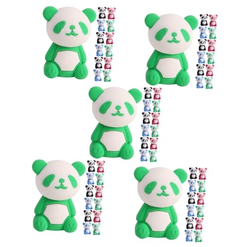 TOYANDONA 5 Sätze Panda Radiergummi Lebensmittel Radiergummis Rosa Radiergummis Mini-radierer Tierischer Radiergummi Niedliche Radiergummis Radiergummi Für Mini- 36 Stück * 5 von TOYANDONA