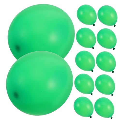 TOYANDONA 50 Stück Grüner Ballon Grüne Dekorationen Dekorativer Luftballon Luftballons Fallen Ballons Für Ballonbogen St Patrick Luftballons Schmücken Partyballons Green Emulsion von TOYANDONA