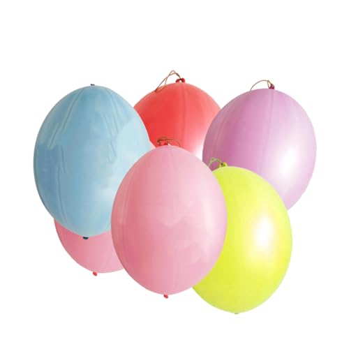 TOYANDONA 50 Stück Kinder Punschbälle Luftballons Stanzen Kinder Stanzen Luftballons Schlagbälle von TOYANDONA