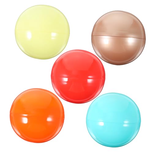 TOYANDONA 5St Offene Lotteriekugel Kapsel Klaue Maschinenball Seifenblasenmaschine jucarii pentru copii hühner leerer Ball für Party Mit Kaugummiautomaten befüllbare Bälle Plastik von TOYANDONA