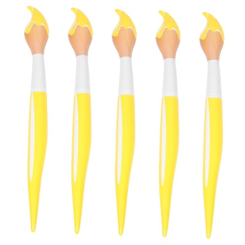 TOYANDONA 5st Pinselspielzeug Stift Aufblasbarer Riese Luftballons Für Geburtstagsfeier Geburtstag Aufblasbarer Pinsel Jumbo-stift Riesenpinsel Für Das Klassenzimmer Große Pinsel Pvc Yellow von TOYANDONA