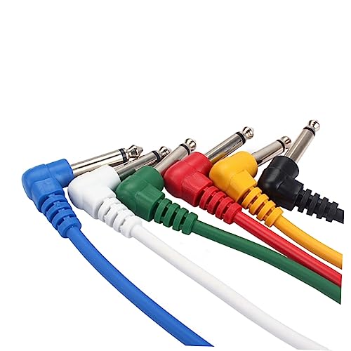 TOYANDONA 6 Stk Gitarren-Patchkabel Effektpedalkabel Basskabel Lautsprecher Verstärker Patchkabel für Gitarrenpedale patchkabel gitarre Gitarren Patchkabel lautsprecherkabel Pedal-Patchkabel von TOYANDONA