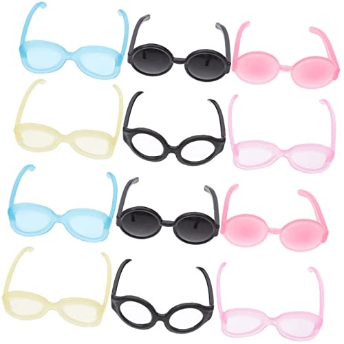 TOYANDONA 60St Mini-Brille realistische Babypuppe Miniaturen Babypuppenzubehör für Mädchen Puppenkleidung kindertagsgeschenke kindertag Puppenbrillen Brille für Puppe Plastik von TOYANDONA