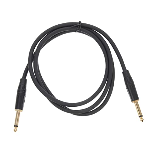 TOYANDONA 65mm Audio kabel gitarrenkabel guitar cable Stereo-Audiokabel Mikrofon Kopfhörer Basskabel lautsprecher gitarre kabel Gitarren-Audiokabel Sauerstofffreies Kupfer Black von TOYANDONA