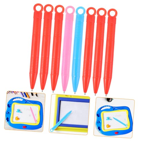 TOYANDONA 8st Babymalstifte Weiße Tafel Whiteboard-stifte Magnetisches Zeichenbrett Zeichentablett Reißbrett Zeichenblock Magnetisches Whiteboard Schreibtafel Spezielle Stifte von TOYANDONA