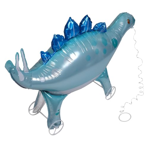 TOYANDONA Ballon Mit Rädern Süßer Dinosaurier-partyballon Dinosaurier-ballon Dinosaurier-folienballons Dinosaurier-partydekorationen Ballon Mit Tierrädern Tierischer 3d-ballon Aluminiumfolie von TOYANDONA