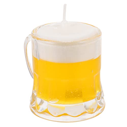 TOYANDONA Bierkrug Kerze verbände bierbecher pferdeparty weinachts geburtstagszig Bulk-Weingläser Duftkerzen lose Duftvotivkerzen Mini-Probiergläser Bier-Miniglas Schnapsglas Wachs von TOYANDONA