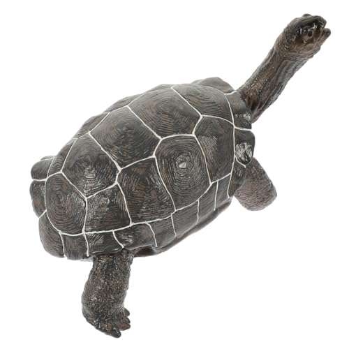 TOYANDONA Desktop-schildkrötendekoration Schildkröte Statue Figur Simulationsschildkrötenfigur Schildkrötenspielzeug Statue Der Gartenschildkröte Schildkröte Pädagogisch Meeresdekor Weiche von TOYANDONA