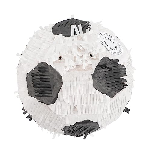 TOYANDONA Fußball-Piñata Pinata-Füller Kinderfußball Partydekoration Süßigkeiten-Fußball fußball pinata karnevalsdekoration Piñata zum Thema Sport Pinata-Ornament mit Fußballkugel Papier von TOYANDONA