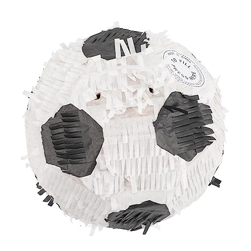 TOYANDONA Fußball-Piñata Piñata zum Kindergeburtstag Kinderfußball Sportball Pinata Spiel fußball pinata karnevalsdekoration Pinata-Ornament mit Fußballkugel Piñata zum Thema Sport Papier von TOYANDONA