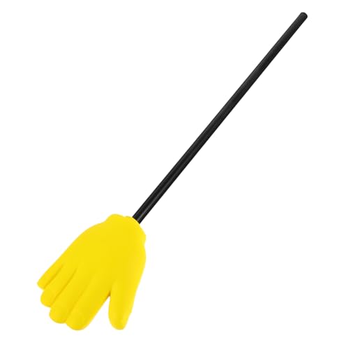 TOYANDONA Gestenstock Handzeiger Zeiger Für Party Hinweise Für Den Unterricht Lesehinweise Fingerzeiger-stick Fingerzeiger-handheld Hand-finger-zeiger Zeigestock Zeigefinger Yellow Plastik von TOYANDONA