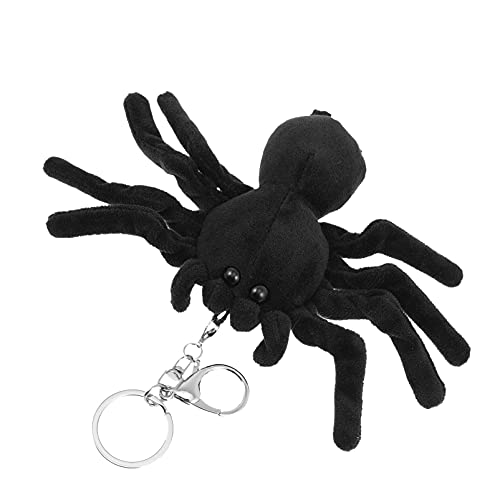 TOYANDONA Halloween Schlüsselanhänger Plüsch Spinne Ornament Auto Schlüsselring Handtasche Dekorationen Charme Anhänger für Halloween Party Favors von TOYANDONA