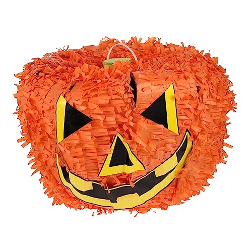 TOYANDONA Kürbis Piñatas halloween pinata halloween deko party deko fallen Kürbis Pinata Kürbis-Piñata Dekoration Piñata zerschmetterndes Pinata-Hit- Papier Orange von TOYANDONA