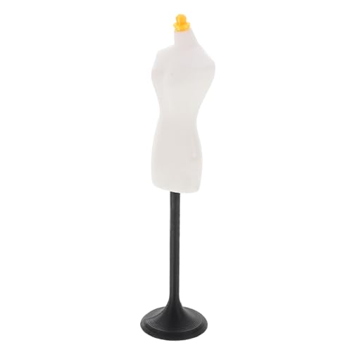 TOYANDONA Mannequin-aufhänger Männchen Körper Mannequin-kleiderform Kleiderform Für Puppen Mini-puppenhauszubehör Puppenständer Kleine Kleiderform Mini-Mannequin-Modell Pla Weiß von TOYANDONA