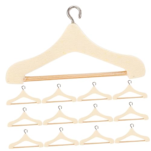 TOYANDONA Puppen Kleiderbügel Mini Kleiderbügel Miniatur Kleiderbügel Für Puppenhaus Exquisite Doll Hangers Für Kleidung Von Puppen Und Miniaturen Ideal Als Puppenhaus Zubehör Und Dekoration von TOYANDONA