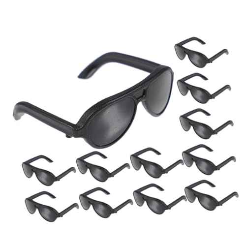 TOYANDONA Puppenbrille Miniatur Sonnenbrillen Für Puppen Kreative Accessoires Für Ideal Zum Verkleiden Und Dekorieren Von Puppen Lustige Farbenfrohe Brillen Pro Beutel von TOYANDONA