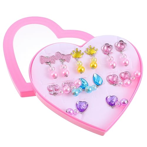 TOYANDONA Ohrclips Ohrringe Set Für Adorable Ear Studs Modischem Design Mit Schmuck Aus Perlen Und Edelsteinen Ideales Für Kleine von TOYANDONA