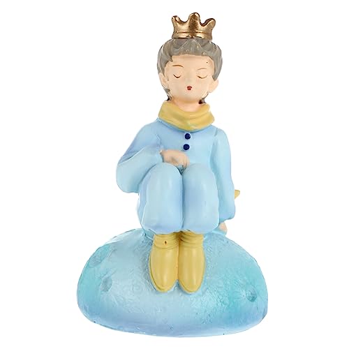 TOYANDONA Ornamente Prinz Figur Kinderautos Spielzeug Kleine Prinzenverzierung Prinz Puppenfiguren Mini-prinzenfigur Mini-charaktermodell Kleiner Prinz Kunstharz Zutaten Büro Karikatur von TOYANDONA