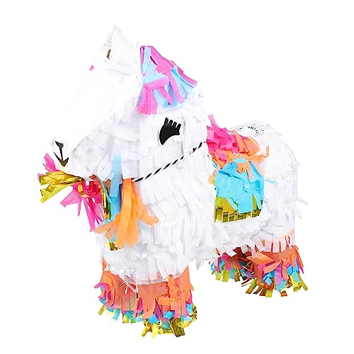 TOYANDONA Pinata-geschenkbox Große Piñata Einhorn-geburtstagsdekoration Pinata-füllspielzeug Pinata-spielzeug Für Kinder Mit Gefüllte Spielzeuge Kinder Mini-spielzeug Schmücken Papier von TOYANDONA