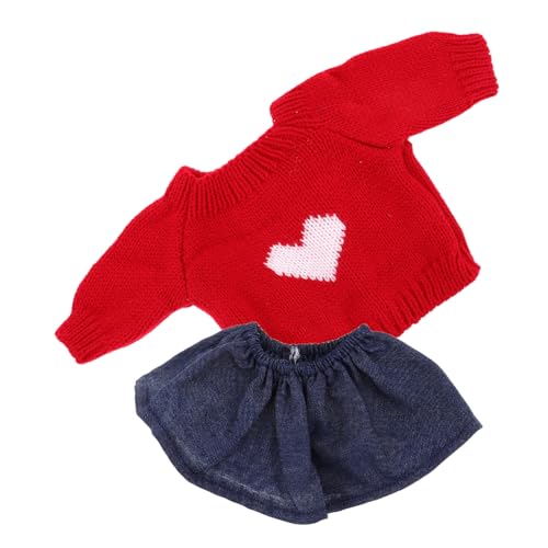 TOYANDONA Plüschpuppenkleidung Kuscheltier Kleidung Puppen Kleidungsstück Stofftier-Pullover-Kleidung Plüschtier-Bärenkleidung Stofftierpullover Hasenpuppenzubehör Polyester von TOYANDONA