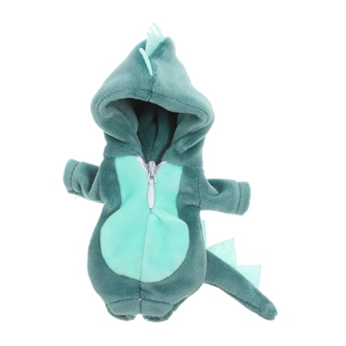 TOYANDONA Puppen-Dinosaurier-Kleidung Dekorative Puppenkleidung Verschleißfeste Puppenversorgung Zartes Puppendekor Puppenkostüm Als Ersatz Bezauberndes Puppendekor Stoff Light Green von TOYANDONA