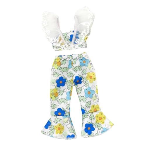 TOYANDONA Puppenkleidung Mädchen Prinzessin Puppen Set puppenspielzeug Puppenmode Puppenrock Puppenjumpsuit Exquisite Puppen-Outfits Kleidung für Puppe Outfit für Puppe Stoff von TOYANDONA