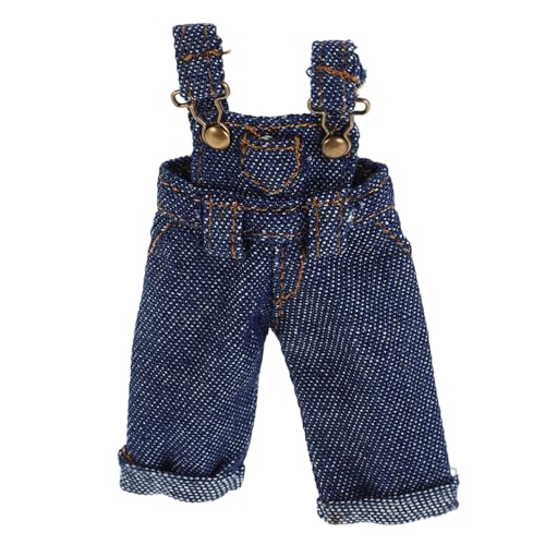 TOYANDONA Puppenoverall Puppenhüte Overall-Puppen Zubehör Autospielzeug süße Spielzeuge Simulationspuppen Puppen Hosenträger Puppenbekleidung Spielzeugkleidung Junge Puppenzubehör Cowboy von TOYANDONA