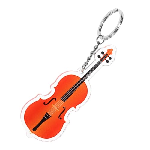 TOYANDONA Schlüsselanhänger Violoncello Charm Musikinstrument Anhänger Für Musiker Dekorativer Schlüsselring Perfektes Für Musikliebhaber von TOYANDONA