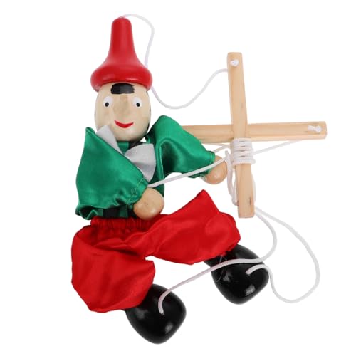 TOYANDONA Schnur Marionette Puppen kinderpuppe Puppentheateraufführung Children Toys - Fadenpuppe spielzeuge Interaktives unfertige Holzfiguren Puppen für 8-10 Stoff von TOYANDONA