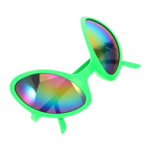 TOYANDONA außerirdische Brille außerirdisches Zubehör Halloween-Brille Halloween-Alien-Kostüm 90er Sonnenbrille alien brille Alienenbrille Alien-Sonnenbrille Alien-Cosplay-Brille pp von TOYANDONA