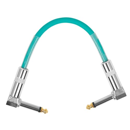 TOYANDONA kabel für elektrische gitarre Leistung Patch-Kabel Reverb-Pedal Kopfhörer-Verlängerungskabel Draht gitarrenkabel guitar cable Gitarren-Patchkabel Patchkabel gitarre PVC Green von TOYANDONA