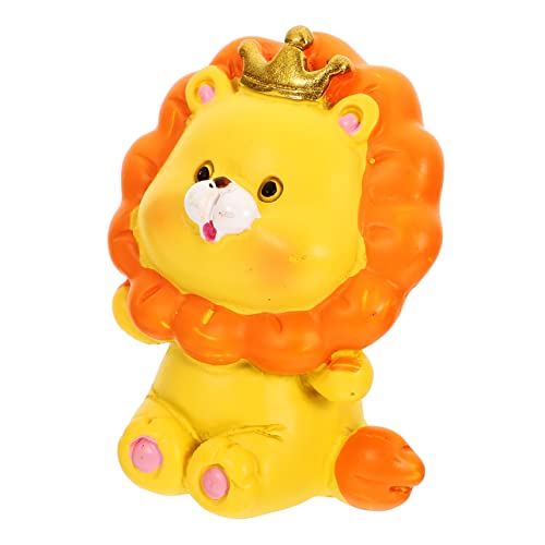 TOYANDONA Zoo Tier Figuren Spielzeug Mini Kuchen Tier Topper Harz Tier Dekorationen von TOYANDONA