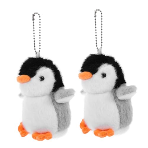 TOYANDONA üsch Pinguin Schlüsselanhänger üße Pinguin üschtiere Als Taschen Dekoration Lustiger Pinguin Anhänger Für Und Sammeln von TOYANDONA