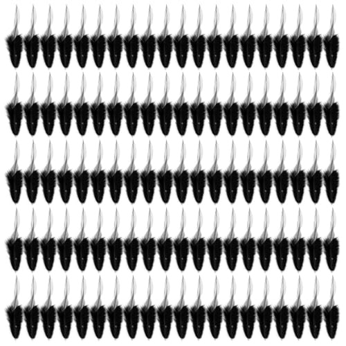 TQUXNGA 100 Stück schwarze Flügel natürliche Gänseflügel Dekoration Handwerk Flügel für Hut Ohrringe Schmuck Dekoration Dekoration TQUXNGA 100 Stück schwarze Flügel natürliche Gänseflügel Dekoration Handwerk Flügel für Hut Ohrringe Schmuck Dekoration Dekoration von TQUXNGA