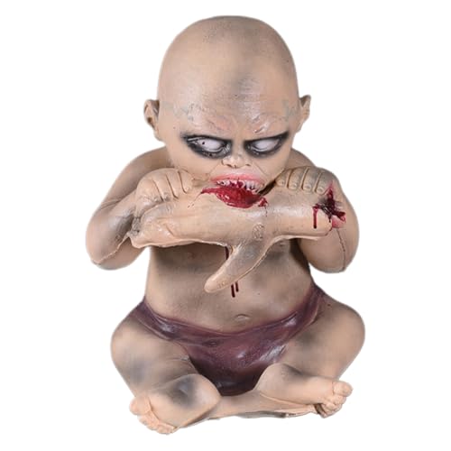 TQUXNGA Halloween Terrifying Baby for Yard Window Dead Bloody Hand Scary Baby Yard Halloween Props Accessories von TQUXNGA