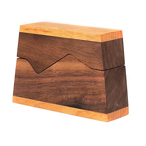 TQUXNGA Holz-Schmuckschatulle, Hochzeitsbox, Ohrring-, Ring-Box, Schmuck, Damen, Verpackungsbox für Antrag, Verlobung von TQUXNGA