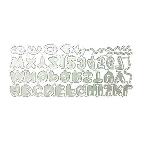 TQUXNGA Metall-Stanzschablone, Papierkarten, Stanzformen, Schablonen für Kartenherstellung, Buchanhänger von TQUXNGA