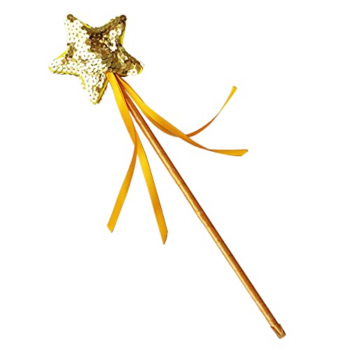 TQUXNGA Stick Star Pailletten Cosplay Requisiten Feenstern Pailletten Zauberstab Ornament für Kinder Handheld-Requisiten Zubehör von TQUXNGA