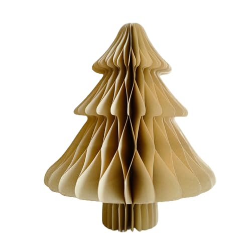 TQUXNGA Weihnachtliche Papierornamente, handgefertigt, Dekoration, Schreibtisch, Weihnachtsbaum, für Neujahrsfeiern, magnetisch von TQUXNGA