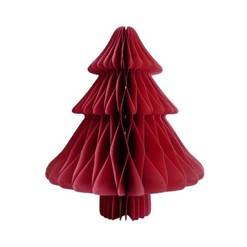 TQUXNGA Weihnachtliche Papierornamente, handgefertigt, Dekoration, Schreibtisch, Weihnachtsbaum, für Neujahrsfeiern, magnetisch von TQUXNGA