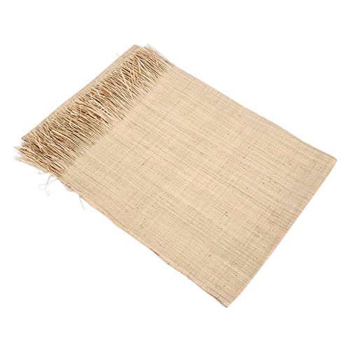 TQVLNMCR Natürliche echte Bastmatte, handgefertigtes Webseil, Rattan-Material, Gurtband for Wohnmöbel, Stuhl, Tischdekoration wie Rattan (Size : 65CMX106CM) von TQVLNMCR